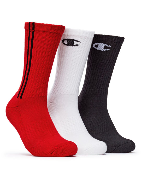 Champion Men’s Dyed Crew Socks 3 Pairs