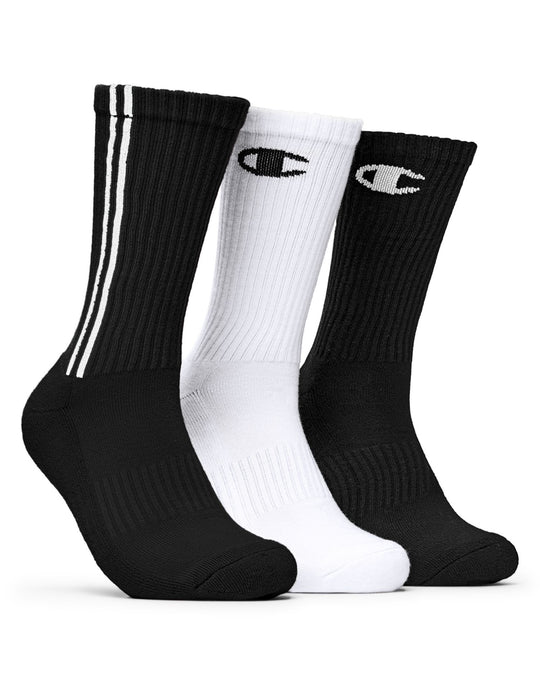 Champion Men’s Dyed Crew Socks 3 Pairs