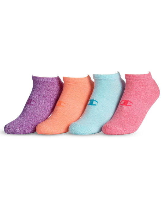 Champion Women`s 4-Pack No-Show Socks