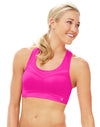 Champion Double Dry Women's Seamless Racer-Back Medium Control Sports Bra