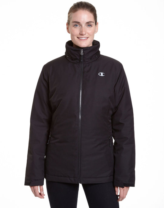 Champion Women`s Technical Heather 3-in-1 Jacket With Microfleece Liner