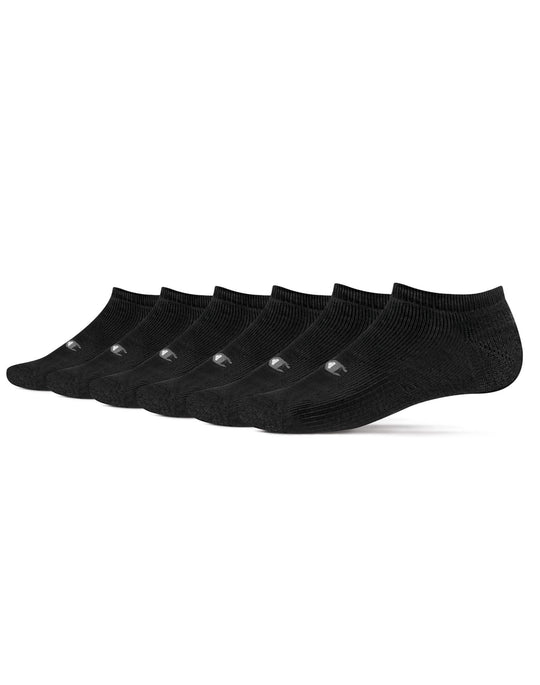 Champion Men`s 6-Pack No-Show Socks