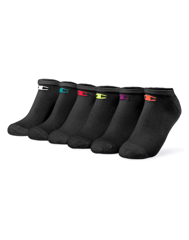 Champion Women`s Performance 6-Pack Low-Cut Socks