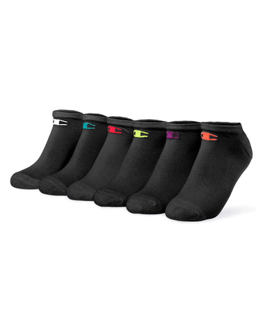 Champion Women`s Performance 6-Pack Low-Cut Socks