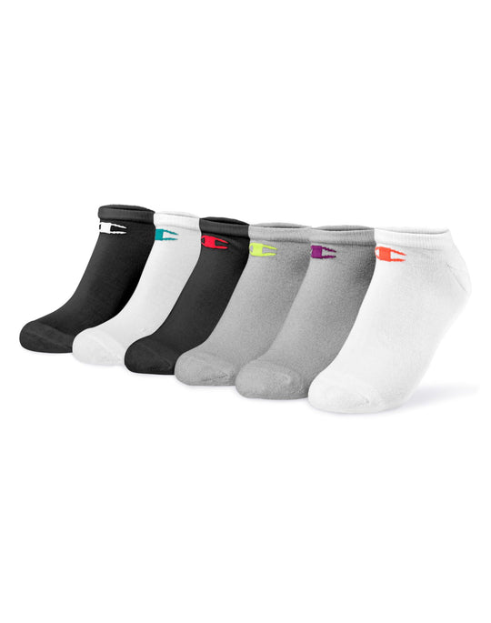 Champion Women`s Performance 6-Pack Low-Cut Socks
