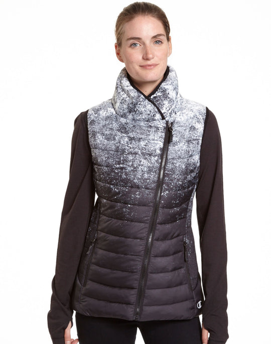 Champion Womens Assymetrical Zip Front Vest