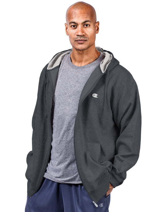 Champion Big & Tall Men`s Zip Fleece Hoodie