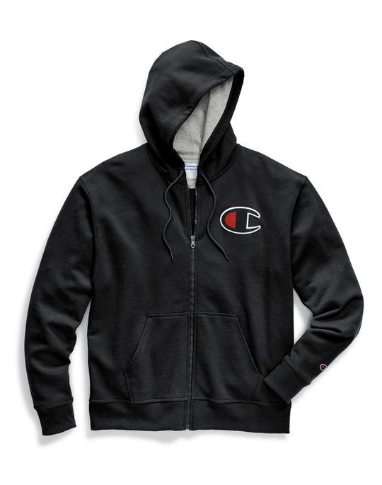 Champion Big & Tall Mens Powerblend Fleece Zip Hood