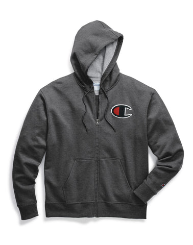Champion Big & Tall Mens Powerblend Fleece Zip Hood