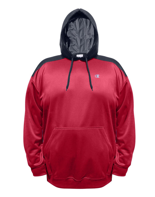 Champion Mens Big & Tall Performance Pullover Contrast Hoodie