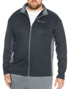 Champion Mens Big & Tall Performance Pieced Full Zip Jacket