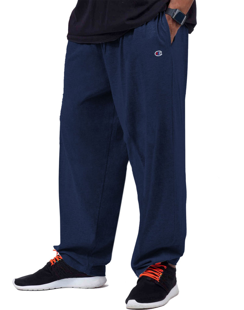 Champion Big & Tall Men`s Jersey Pants with Elastic Bottom