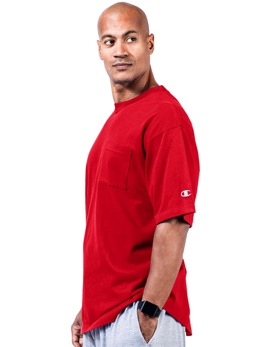 Champion Big & Tall Men`s Short Sleeve Pocket Jersey Tee