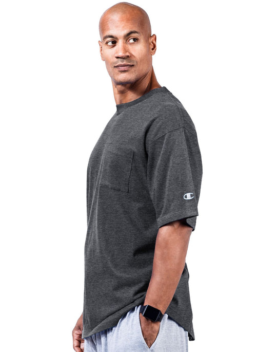 Champion Big & Tall Men`s Short Sleeve Pocket Jersey Tee