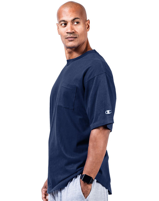 Champion Big & Tall Men`s Short Sleeve Pocket Jersey Tee