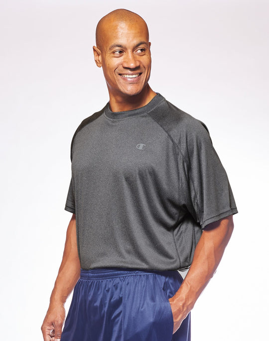 Champion Mens Vapor Big & Tall Pieced Raglan Tee