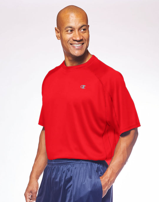 Champion Mens Vapor Big & Tall Pieced Raglan Tee