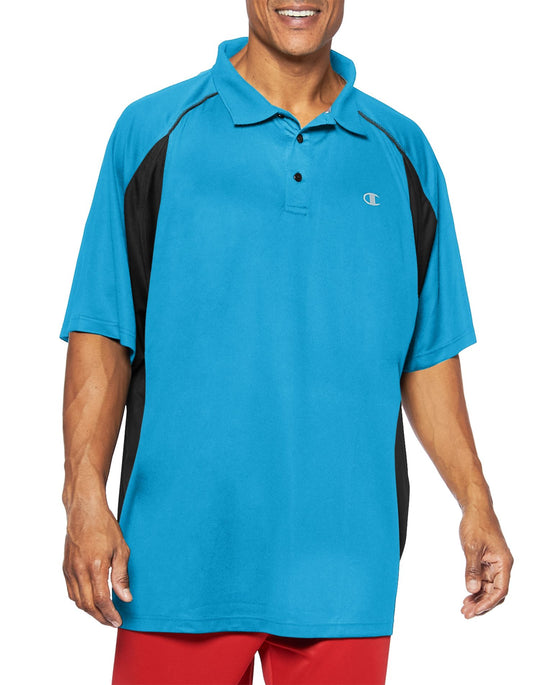Champion Big & Tall Men`s Performance Birdseye Polo