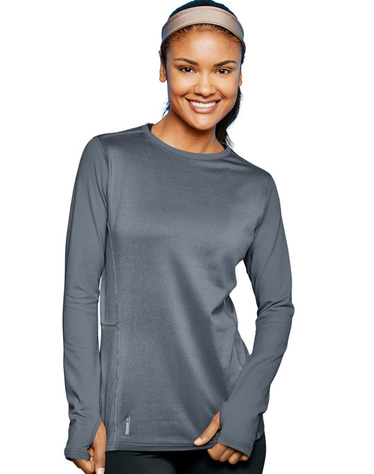 Duofold Womens Varitherm Brushed Back Long Sleeve Crew