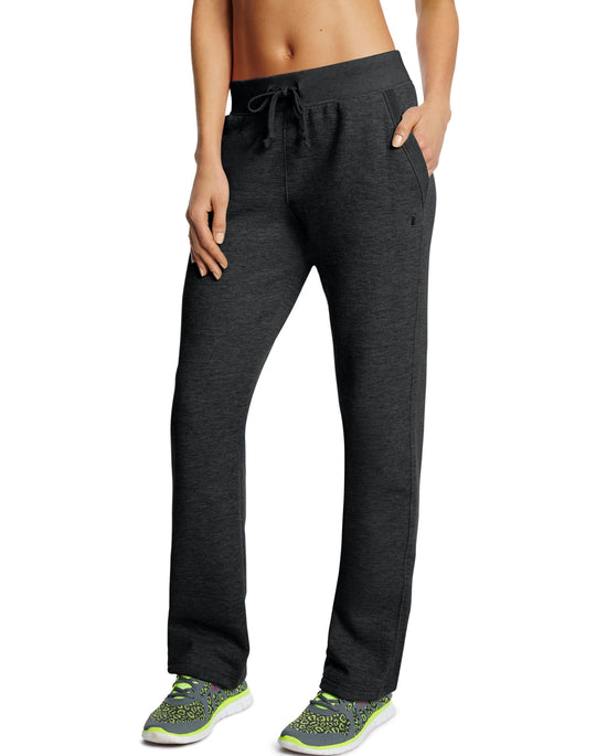 Champion Women`s Fleece Open Bottom Pants