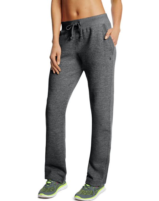 Champion Women`s Fleece Open Bottom Pants