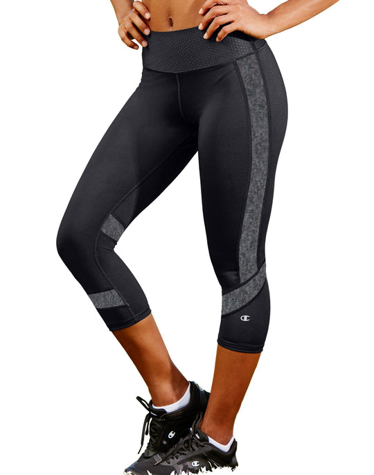 Champion Women`s Absolute Colorblock Capris With SmoothTec Waistband