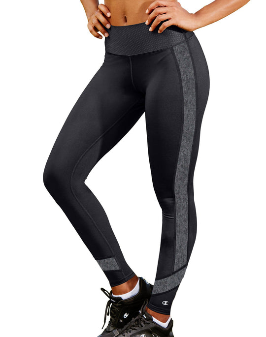 Champion Women`s Absolute Colorblock Tights With SmoothTec Waistband