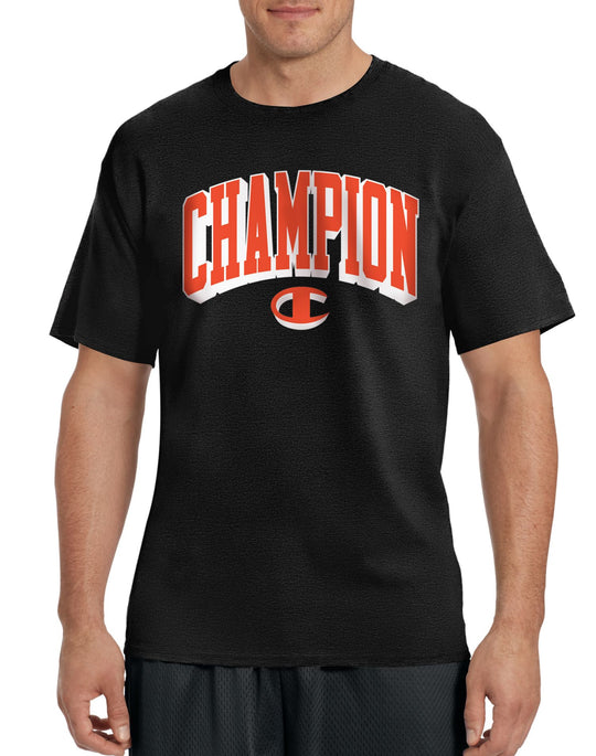 Champion Men`s Cotton-Rich Graphic T Shirt