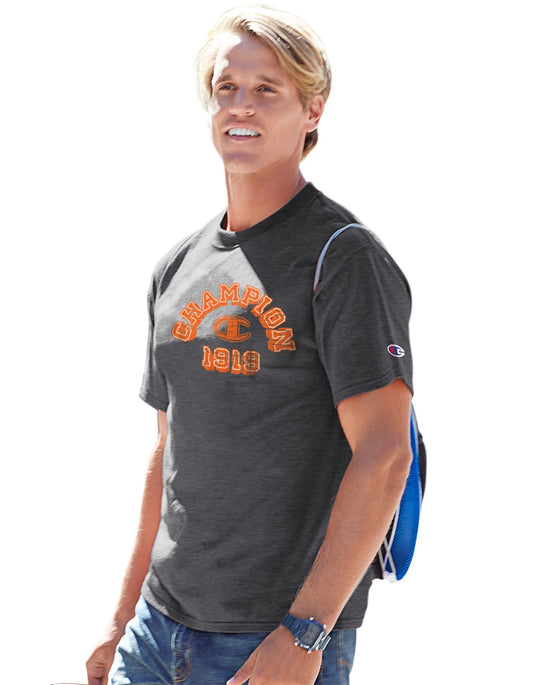 Champion Men`s Cotton-Rich Graphic T Shirt