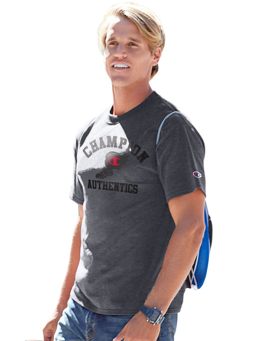 Champion Men`s Cotton-Rich Graphic T Shirt