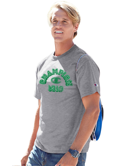 Champion Men`s Cotton-Rich Graphic T Shirt