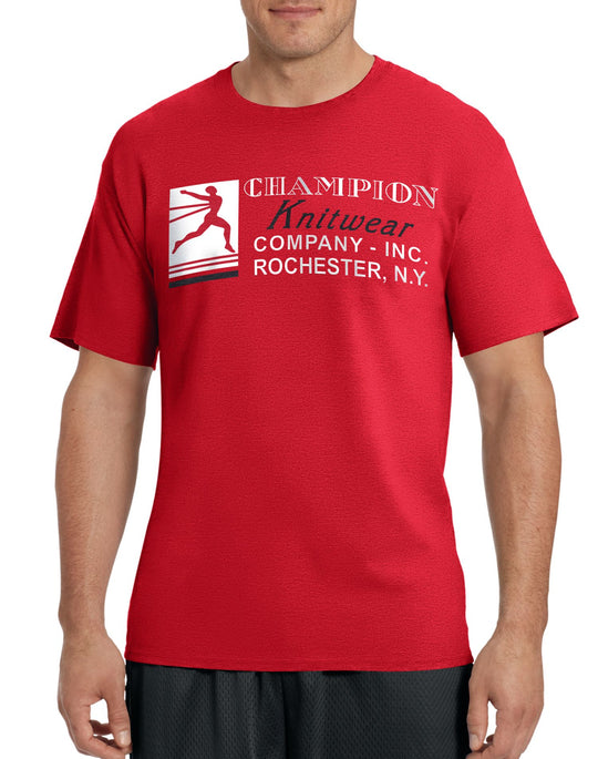 Champion Men`s Cotton-Rich Graphic T Shirt