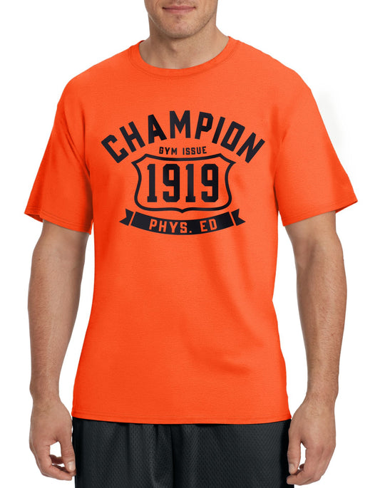 Champion Men`s Cotton-Rich Graphic T Shirt