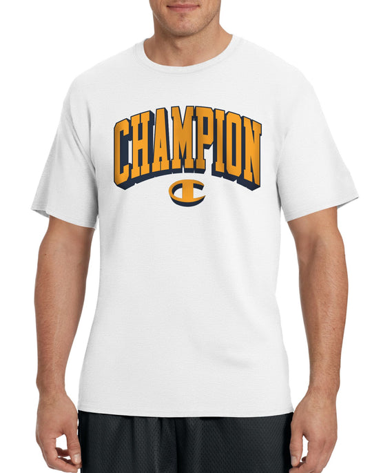 Champion Men`s Cotton-Rich Graphic T Shirt