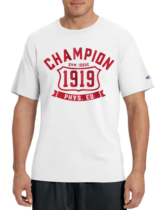 Champion Men`s Cotton-Rich Graphic T Shirt
