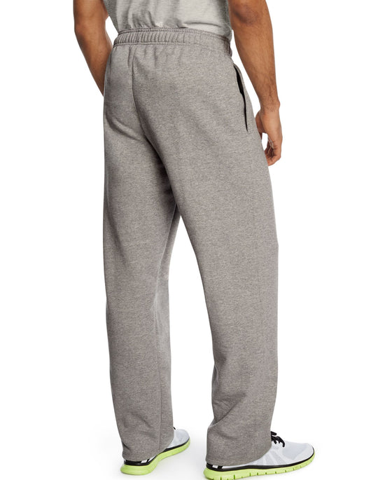 Champion Men`s Powerblend Fleece Open Bottom Pants