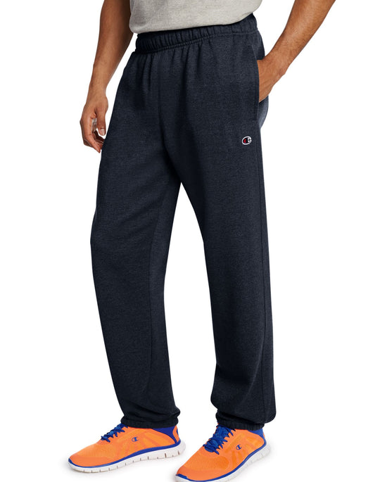 Champion Men`s Powerblend Fleece Relaxed Bottom Pants