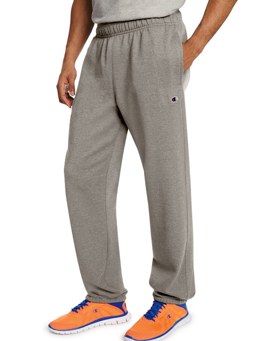 Champion Men`s Powerblend Fleece Relaxed Bottom Pants