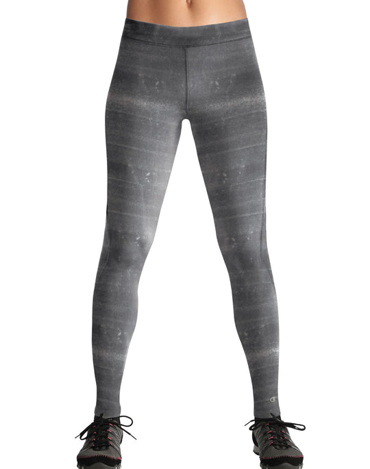 Champion Women`s PowerTrain Absolute Workout Space Dye Fitted Tights