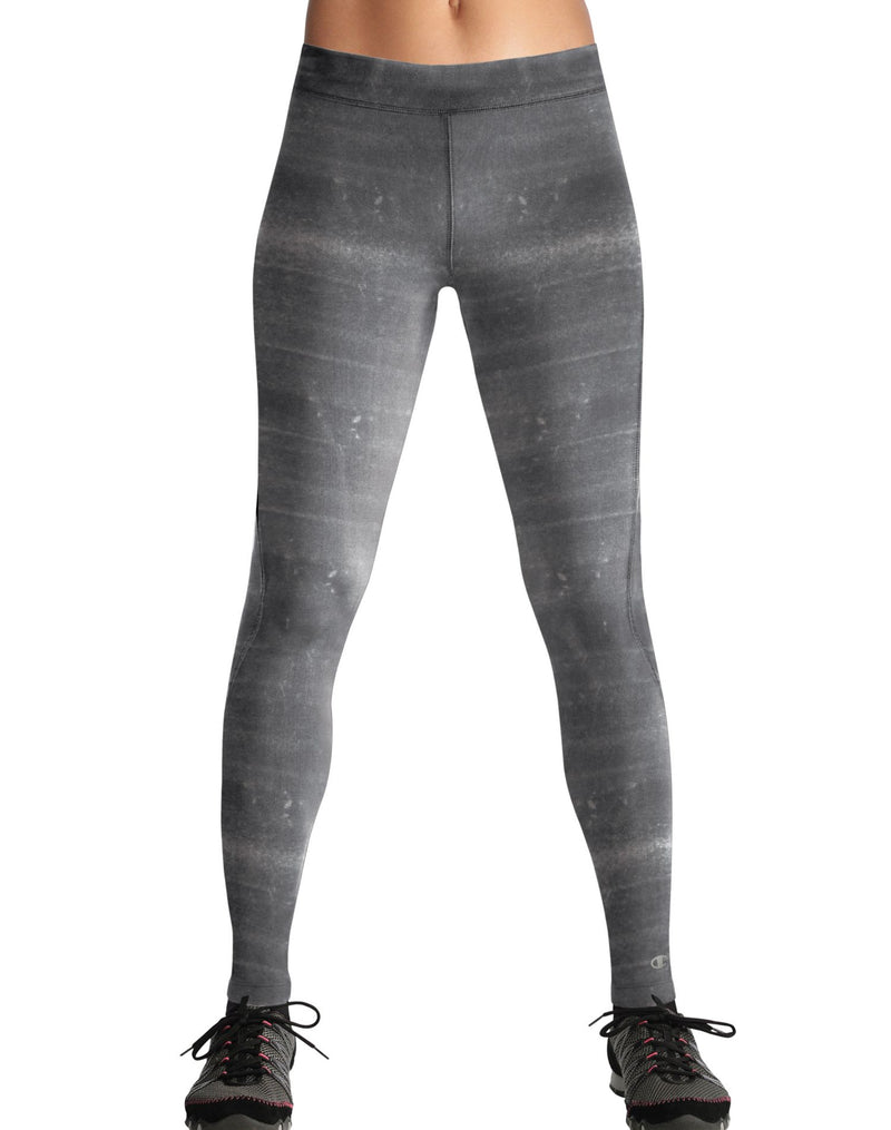 Champion Women`s PowerTrain Absolute Workout Space Dye Fitted Tights