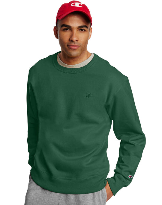 Champion Men`s Powerblend Fleece Pullover Crew