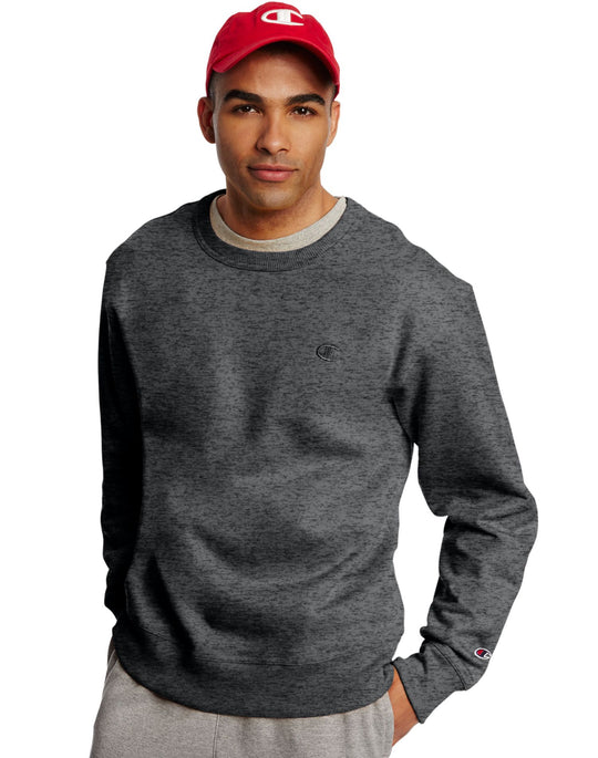 Champion Men`s Powerblend Fleece Pullover Crew