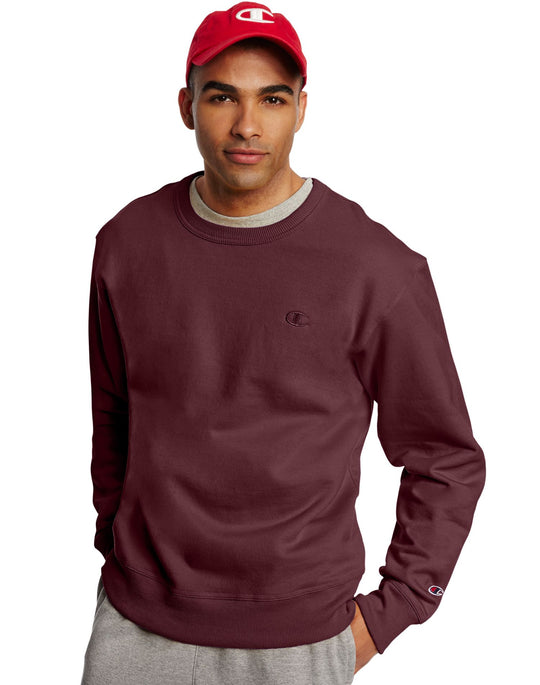 Champion Men`s Powerblend Fleece Pullover Crew