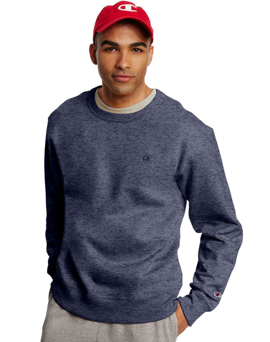 Champion Men`s Powerblend Fleece Pullover Crew