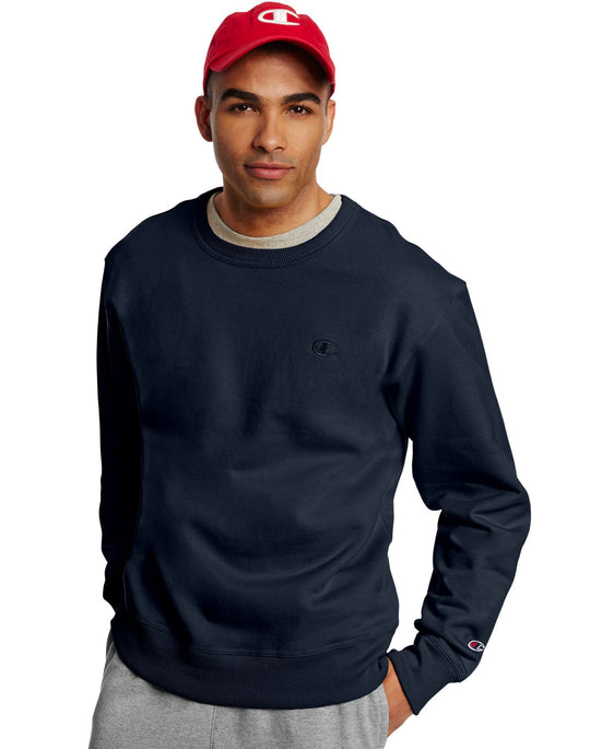 Champion Men`s Powerblend Fleece Pullover Crew