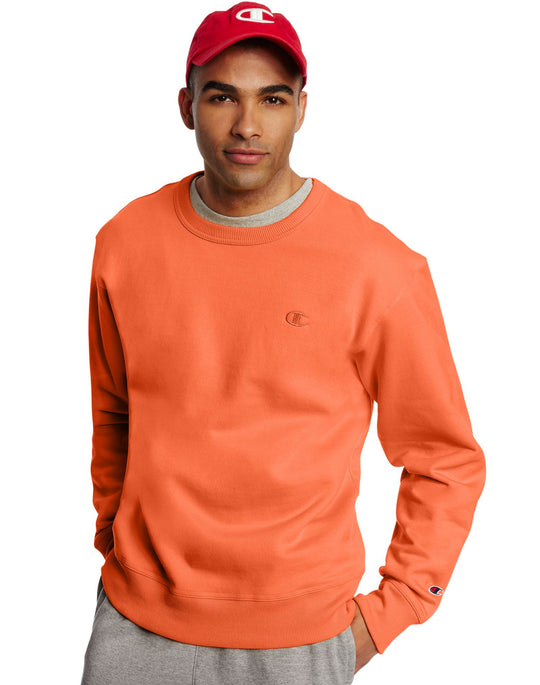 Champion Men`s Powerblend Fleece Pullover Crew