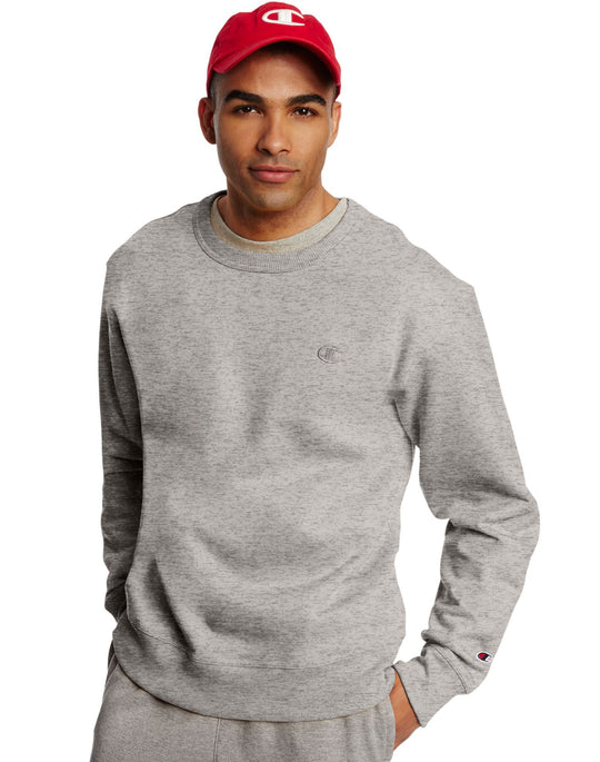 Champion Men`s Powerblend Fleece Pullover Crew