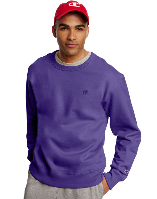 Champion Men`s Powerblend Fleece Pullover Crew