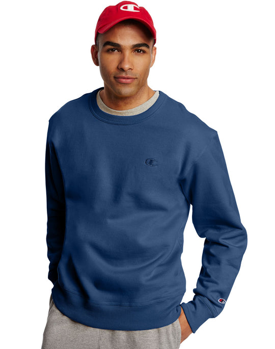 Champion Men`s Powerblend Fleece Pullover Crew