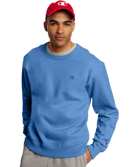 Champion Men`s Powerblend Fleece Pullover Crew